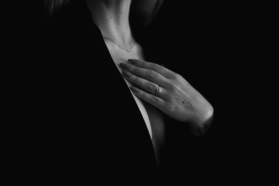 Natürliches Braut-Boudoir-Shooting